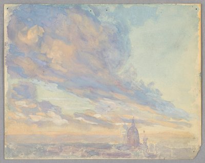 Étude de nuages, Rome, Italie - Francis Augustus Lathrop