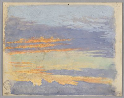 Étude de nuages, Rome, Italie - Francis Augustus Lathrop