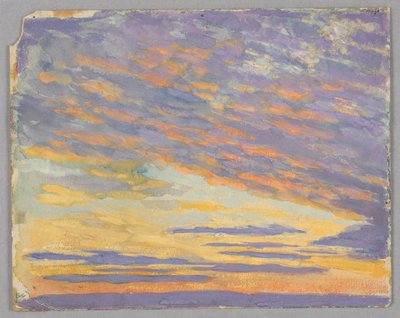 Étude de nuages, Rome, Italie - Francis Augustus Lathrop