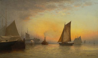 Port de New York, N.Y., 1880 - Francis Augustus Silva