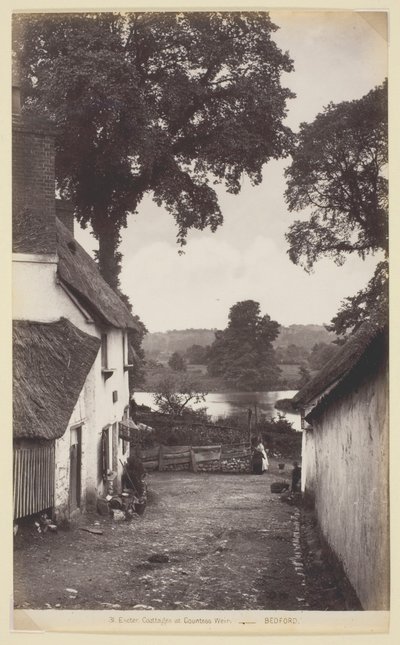 31 Exeter, Cottages à Countess Weir - Francis Bedford