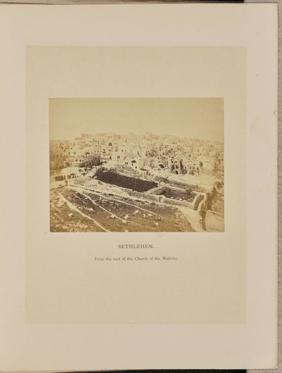 Bethléem depuis le toit de l