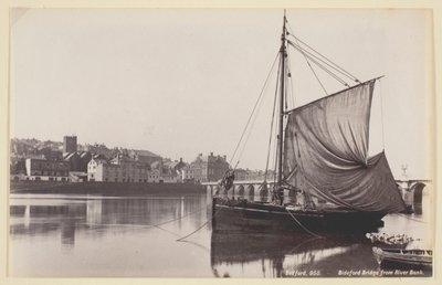 Pont de Bideford depuis la rive - Francis Bedford