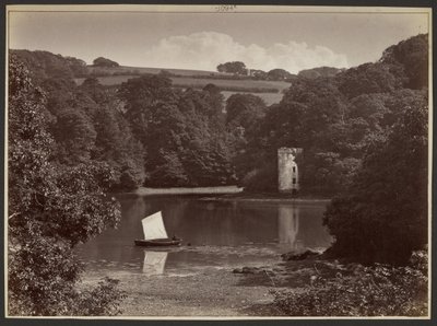 [Bateau sur un lac près d