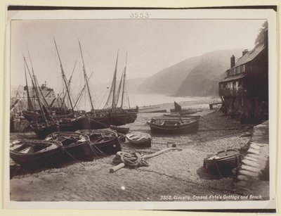 Clovelly, le cottage et la plage de Crazed Kate - Francis Bedford