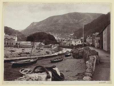 Lynmouth, le village depuis le quai - Francis Bedford