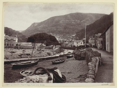 Lynmouth, le village depuis le quai - Francis Bedford