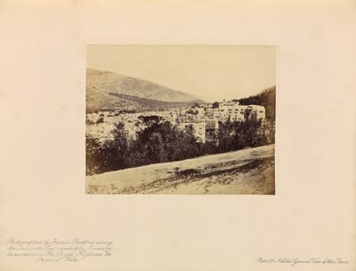 Nablûs - Vue générale de la ville - Francis Bedford