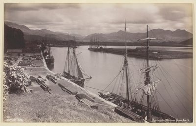 Port de Portmadoc depuis Borth, 1860-94 - Francis Bedford
