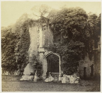 Ruine du château de Raglan à Monmouthshire - Francis Bedford