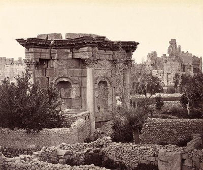 Le temple circulaire (temple de Vénus), Baalbek - Francis Bedford