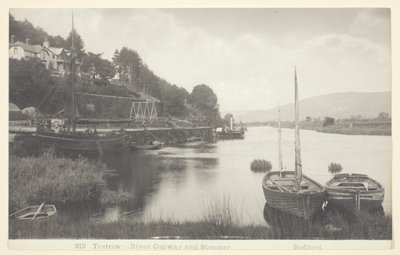 Trefriw-Rivière Conway et bateau à vapeur - Francis Bedford