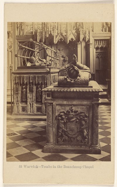 Warwick - Tombes dans la chapelle Beauchamp - Francis Bedford