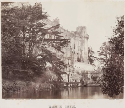 Château de Warwick, vers 1857 (tirage à l