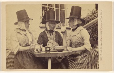 Groupe gallois - Trois vieilles femmes au thé, n° 2 - Francis Bedford