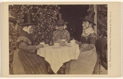 Groupe gallois - Trois vieilles femmes prenant le thé, no 3 - Francis Bedford