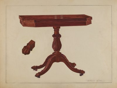 Table de jeu - Francis Borelli