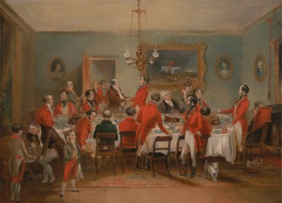 Le hall des célibataires : Le petit-déjeuner de la chasse - Francis Calcraft Turner