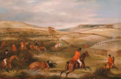 La chasse de Berkeley, 1842 : La chasse - Francis Calcraft Turner