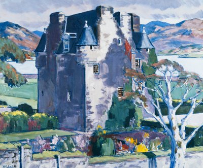 Château de Barcaldine, Argyll, vers 1928 - Francis Campbell Boileau Cadell