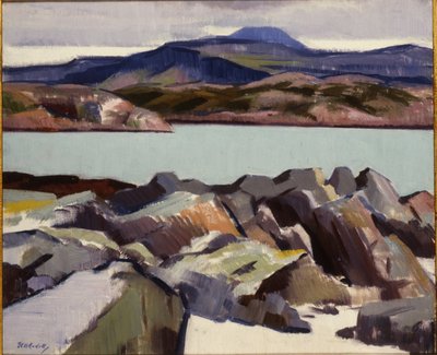 Ben More, depuis Port Beag na Sligeanach - Francis Campbell Boileau Cadell