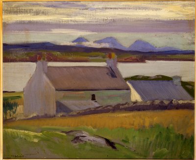 Crépuscule, Iona, Paps de Jura au-delà - Francis Campbell Boileau Cadell