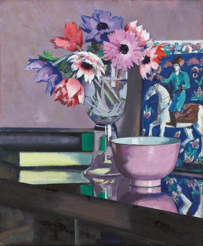 Nature morte avec des anémones - Francis Campbell Boileau Cadell