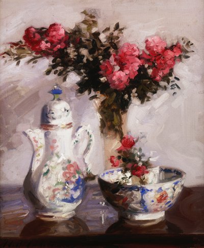 La cafetière Famille Rose - Francis Campbell Boileau Cadell