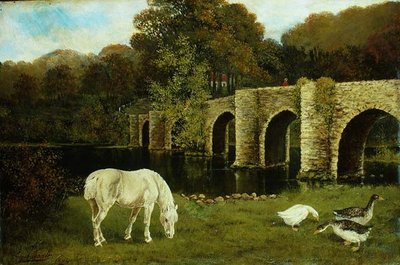 Un pont sur la rivière Stour - Francis Cecil Boult