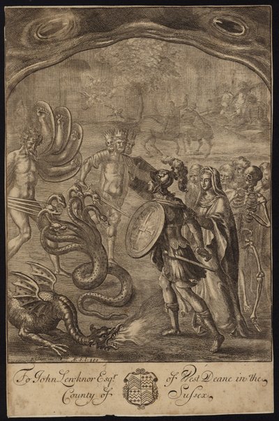 Énée, Sybille, Centaures, Géryon, Briarée, Hydre, Chimère - Francis Cleyn