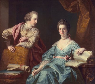 Isabel et Thomas Crathorne, 1767 - Francis Cotes