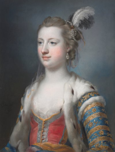 La très honorable Lady Mary Radcliffe (1732-98), épouse de Francis Eyre, Esq. - Francis Cotes
