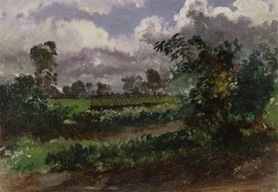 Vue du jardin de l
