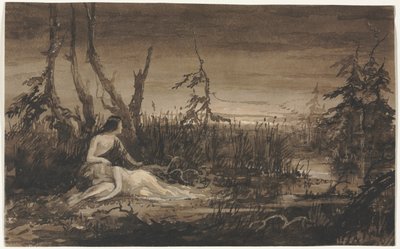 Figures dans un paysage - Francis Danby