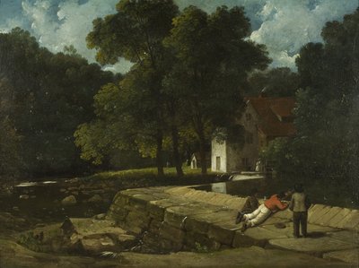 Le moulin à tabac, Stapleton, vers 1822 - Francis Danby