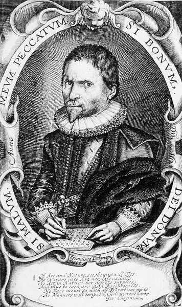 Portrait de George Chapman (vers 1559-1634) 1620 (gravure) - Francis Delaram