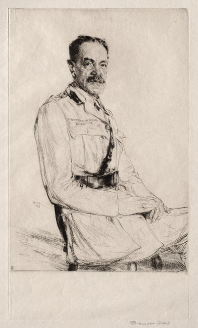 Major-Général Sir John Edward Cooper - Francis Dodd
