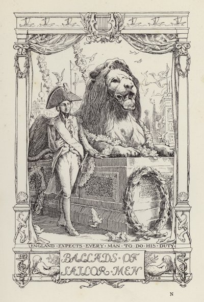 Un autre livre de vers pour les enfants : Ballades de marins (litho) - Francis Donkin Bedford