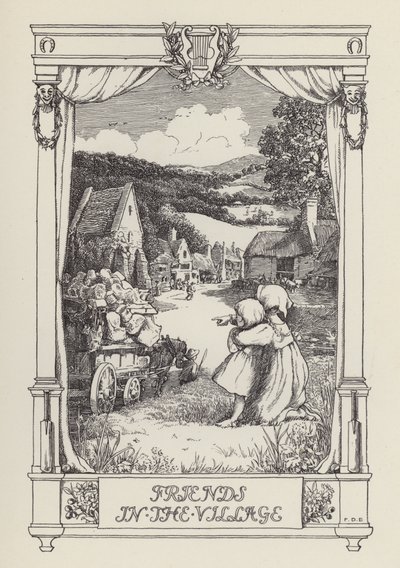 Un autre livre de vers pour les enfants : Les amis du village (litho) - Francis Donkin Bedford