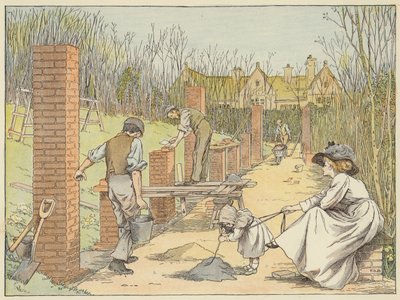 Constructeur (lithographie couleur) - Francis Donkin Bedford