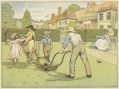 Jardinier (lithographie couleur) - Francis Donkin Bedford