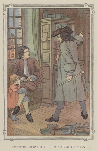 Illustration pour The History of Henry Esmond (lithographie couleur) - Francis Donkin Bedford