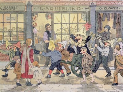 Penny for the Guy", extrait de "The Book of Shops" (Le livre des magasins) - Francis Donkin Bedford