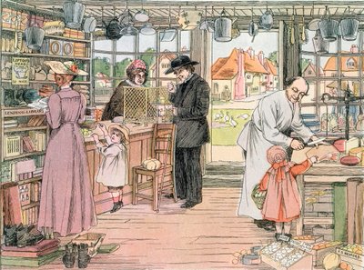 Le Magasin Général, 1899. Du Livre des Boutiques, 1899 - Francis Donkin Bedford