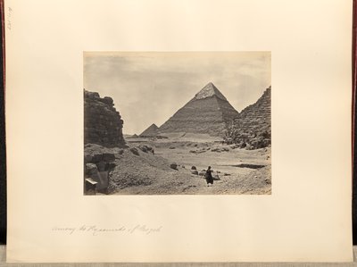 Parmi les pyramides de Geezeh - Francis Frith