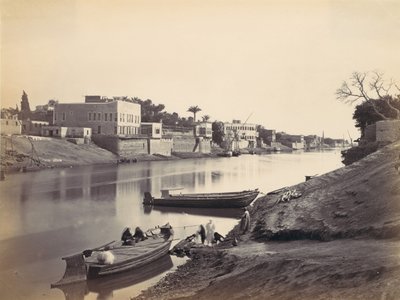 Rives du Nil au Caire - Francis Frith