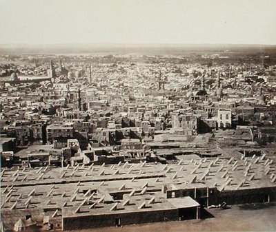 Le Caire, depuis la citadelle, vers 1856-58 (albumine) - Francis Frith