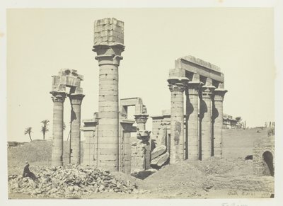 Temple de Cléopâtre à Erment, près de Thèbes - Francis Frith