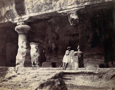 Elephanta depuis la grotte d