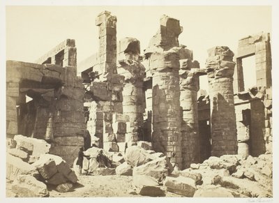 Salle des colonnes - Francis Frith